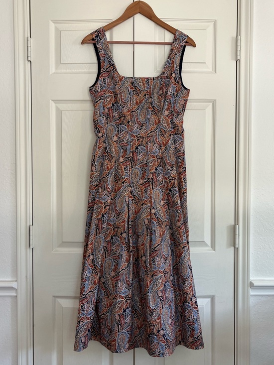 Veronica Beard Dresses & Skirts - Veronica Beard Jolie Paisley Print Midi Dress in cotton-poplin